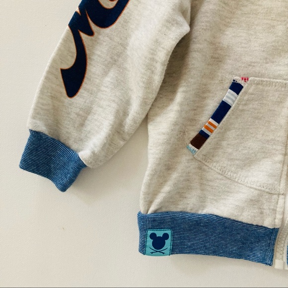 Disney Mickey Mouse Toddler Boy Terry Hoodie Zip - Picture 4 of 11